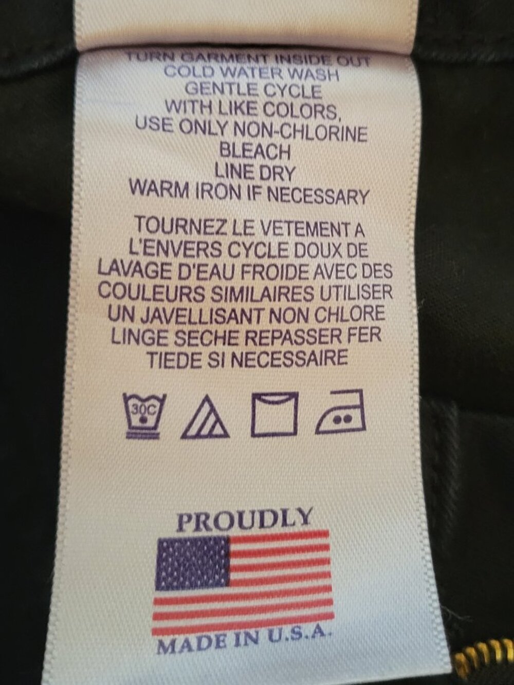 2 Pairs of NYDJ Bermuda Shorts; Tan is Size 0 Petite, Black is Size 0 - Picture 12 of 13